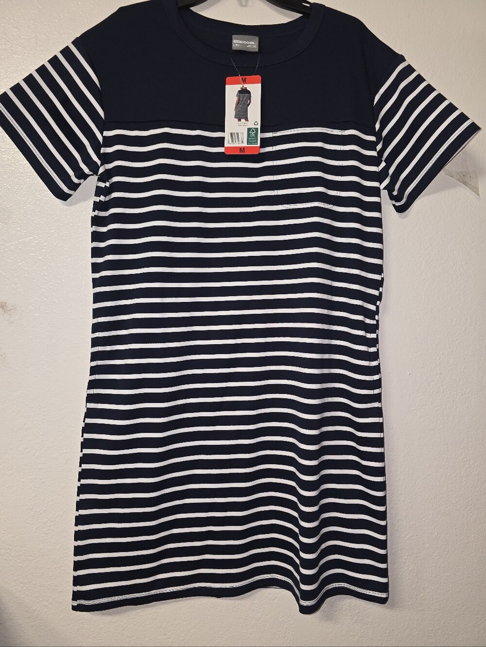 croft & barrow Navy and White Striped.